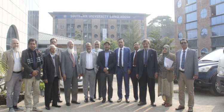 সাউদার্ন ইউনিভার্সিটি পরিদর্শনে ইউজিসি প্রতিনিধি দল
