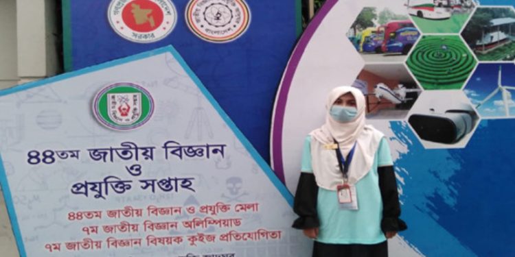 ৭ম জাতীয় বিজ্ঞান অলিম্পিয়াডে প্রথম ঝিকরগাছার ফাহমিদা মুন্নী
