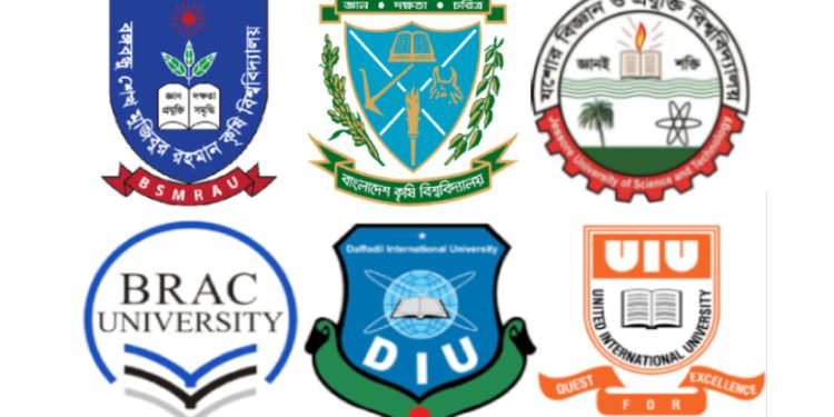 টাইমস হায়ার র‍্যাঙ্কিংয়ে ৩ সরকারি বিশ্ববিদ্যালয়ের অবস্থান, বেসরকারি ৮টি