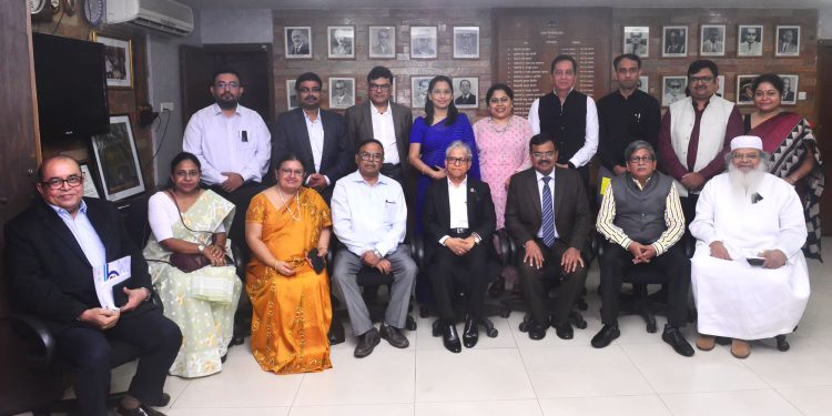Indian delegation meets DU VC Prof. Dr. Md. Akhtaruzzaman