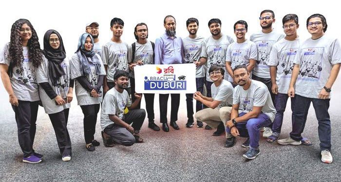 রোবোসাব-২০২৩ প্রতিযোগিতায় রানার আপ ব্র্যাক ইউনিভার্সিটির ‘ব্র্যাকইউ ডুবুরি’