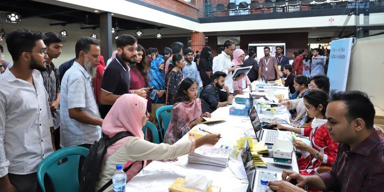 ২২ আগস্ট ইস্ট ডেল্টা ইউনিভার্সিটিতে অ্যাডমিশন ফেয়ার