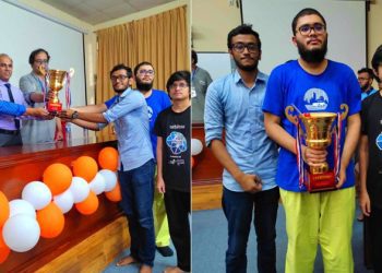 কুবিতে আয়োজিত প্রোগ্রামিং কনটেস্টে বিজয়ী বুয়েটের দল 'বুয়েট নাইটফল'