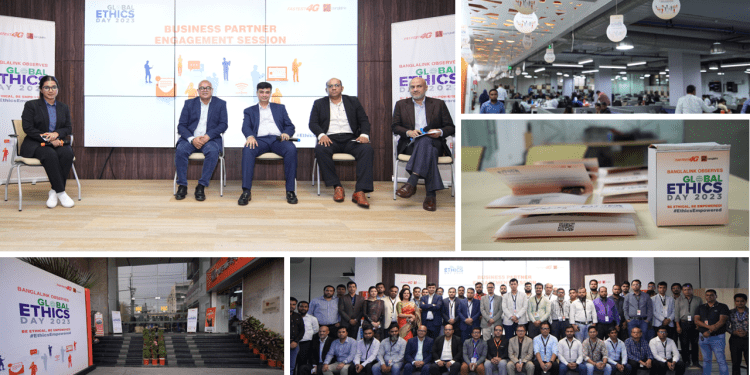 ‘গ্লোবাল এথিক্স ডে-২০২৩’ পালন করেছে বাংলালিংক