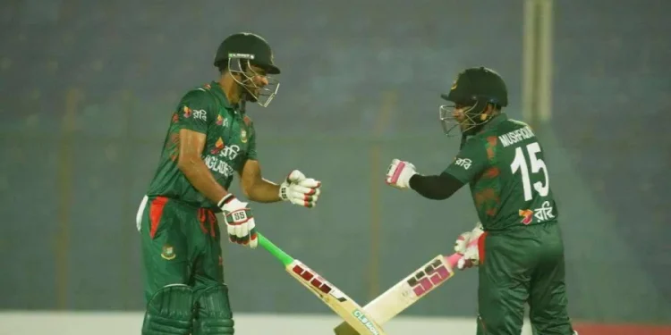 শান্ত’র অশান্ত ব্যাটিংও রিয়াদ, মুশির অভিজ্ঞতায় দারুণ এক জয়!