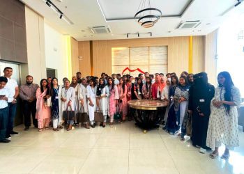 সাউদার্ন ইউনিভার্সিটির শিক্ষার্থীদের ম্যাফ ফুটওয়্যার পরিদর্শন