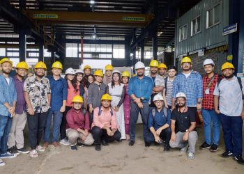 এনার্জিপ্যাক ইন্ডাস্ট্রিয়াল পার্ক পরিদর্শনে এইউএসটি’র শিক্ষার্থীরা