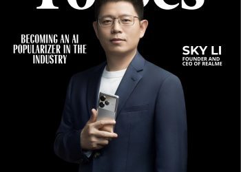 ফোর্বস এর প্রচ্ছদে রিয়েলমি’র সিইও স্কাই লি: ফের জিটি সিরিজ আনার ঘোষণা