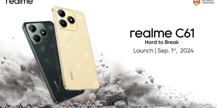 অসাধারণ টেকসই ফোন সি৬১ নিয়ে হাজির হচ্ছে রিয়েলমি