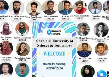 জাতিসংঘের মিলেনিয়াম ফেলোশিপ প্রোগ্রাম এর জন্য নির্বাচিত হলেন শাবিপ্রবির ২৬ শিক্ষার্থী