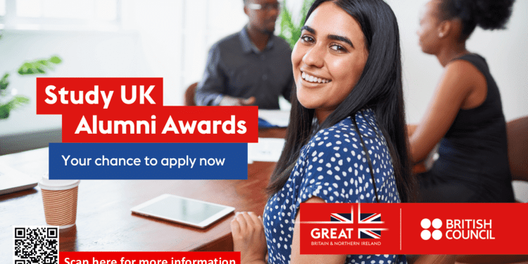 ২১ অক্টোবরের মধ্যে স্টাডি ইউকে অ্যালামনাই অ্যাওয়ার্ডসের জন্য আবেদন আহ্বান