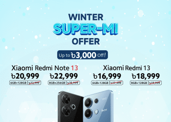 শাওমি নোট সিরিজে ৩ হাজার টাকা পর্যন্ত মূল্য হ্রাস