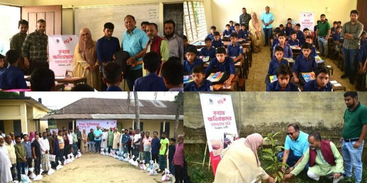 বন্যাপরবর্তী পুনর্বাসন সহায়তায় রবির বিভিন্ন উদ্যোগ