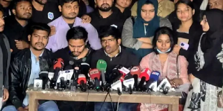 নতুন করে আরও ৫ দফা দাবি সাত কলেজের আন্দোলনরত শিক্ষার্থীদের