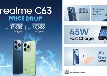সি৬৩ স্মার্টফোনের দাম কমালো রিয়েলমি