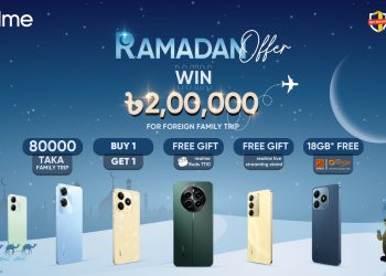 ফ্যামিলিসহ বিদেশ ট্যুরের অফার দিচ্ছে রিয়েলমি