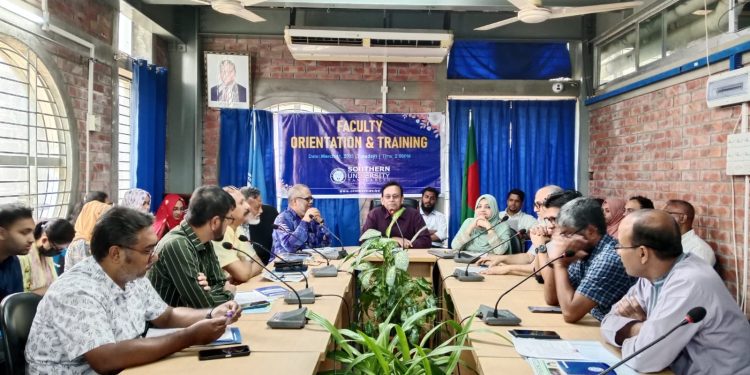 সাউদার্ন ইউনিভার্সিটিতে নবীন শিক্ষকদের বরণ ও প্রশিক্ষণ কর্মশালা
