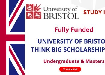 ‘থিঙ্ক বিগ স্কলারশিপ’ নিয়ে পড়াশোনা করুন যুক্তরাজ্যের ব্রিস্টল ইউনিভার্সিটিতে