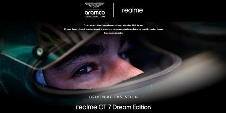 অ্যাস্টন মার্টিন ফরমুলা ওয়ান টিমের সাথে কৌশলগত অংশীদারিত্ব, কো-ব্র্যান্ডেড রিয়েলমি জিটি ৭ ড্রিম এডিশন উন্মোচন