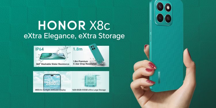 তরুণদের জন্য অনার আনলো উদ্ভাবনী ডিজাইন ও ৫১২ জিবির বিশাল স্টোরেজের ‘অনার এক্স৮সি’