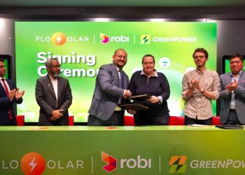১০০ মেগাওয়াট সৌরবিদ্যুৎ প্ল্যান্ট স্থাপনে রবি, ফ্লোসোলার ও গ্রিনপাওয়ার এশিয়ার ত্রিপক্ষীয় চুক্তি