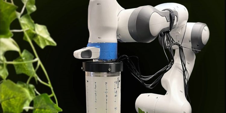 শব্দ বিশ্লেষণ করে কৃত্রিম বুদ্ধিমত্তার সাহায্যে স্পর্শ শনাক্ত করছে রোবট