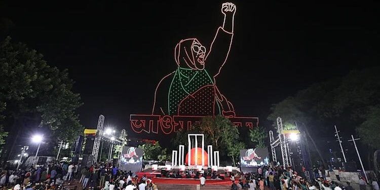 ‘জুলাই উইমেনস ডে’ উপলক্ষে ব্যতিক্রমী ড্রোন শো!