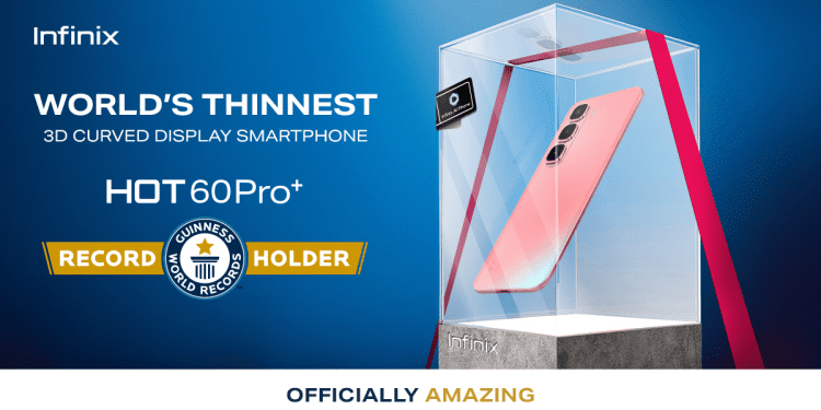 হট ৬০ প্রো প্লাসের মাধ্যমে গিনেস রেকর্ডে নাম লেখালো ইনফিনিক্স