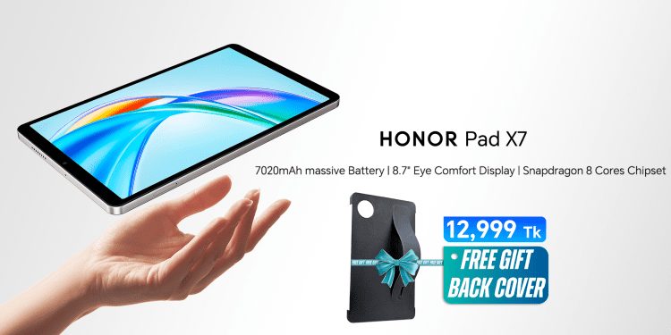 অনার আনলো বিশাল ব্যাটারি আর প্রিমিয়াম ফিচারের ‘পকেট-সাইজড জায়ান্ট’ অনার প্যাড এক্স৭