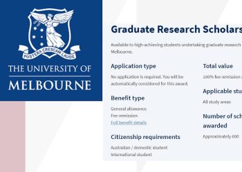 অস্ট্রেলিয়ার মেলবোর্ন বিশ্ববিদ্যালয়: ৬০০ গ্র্যাজুয়েট রিসার্চ বৃত্তির আবেদন প্রক্রিয়া শুরু