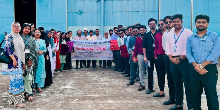 সাউদার্ন ইউনিভার্সিটি শিক্ষার্থীদের মীর ফুড ও পেপার ইন্ডাস্ট্রিজ পরিদর্শন