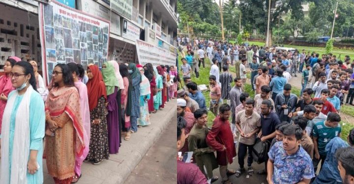ডাকসু নির্বাচনঃ উৎসবমুখর পরিবেশে ভোট গ্রহণ শুরু