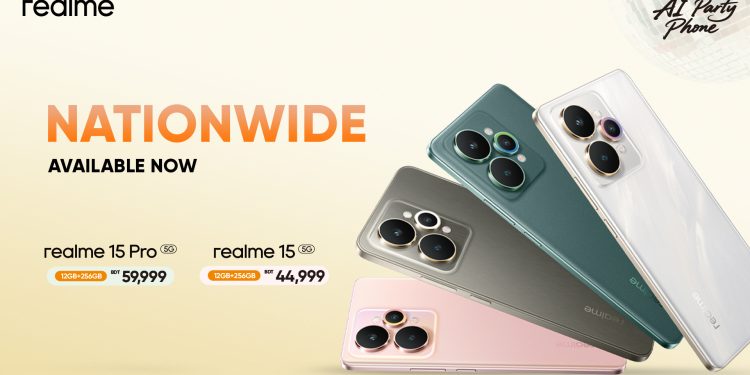 দেশজুড়ে রিয়েলমি ১৫ ফাইভজি ও রিয়েলমি ১৫ প্রো ফাইভজি’র ফার্স্ট সেল শুরু