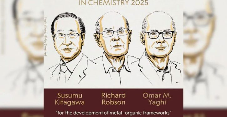 অণুর নতুন স্থাপত্যরূপ উদ্ভাবন : রসায়নে নোবেল ৩ বিজ্ঞানীর