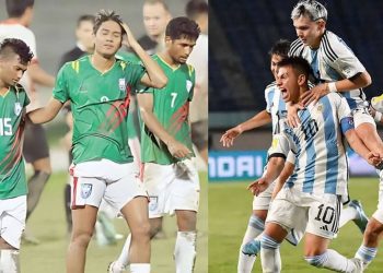 আর্জেন্টিনার ক্লাবের সঙ্গে ড্র করলো বাংলাদেশ রেড গ্রিন ফিউচার স্টার