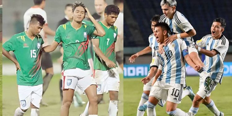 আর্জেন্টিনার ক্লাবের সঙ্গে ড্র করলো বাংলাদেশ রেড গ্রিন ফিউচার স্টার