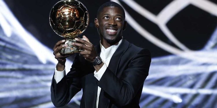 ব্যালন ডি’অর জিতে ও ফিফা বর্ষসেরা হয়ে শীর্ষে দেম্বেলে